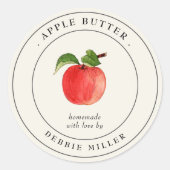  Apple boter Jelly inblikken Label (Voorkant)