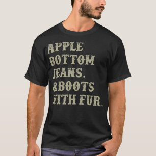 Apple Bottom Jeans en Boots met Fur T-shirt