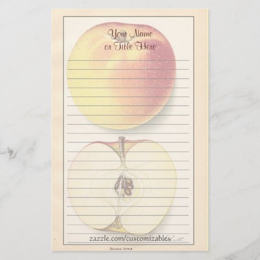 Apple-briefpapier Briefpapier (Voorkant)