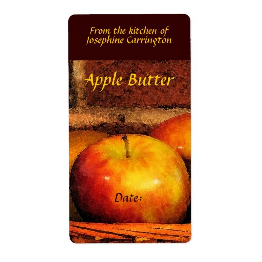 Apple Butter Labels (Voorkant)