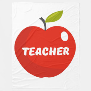 Apple cadeau voor leraren fleece deken