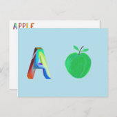Apple Card Briefkaart (Voorkant / Achterkant)