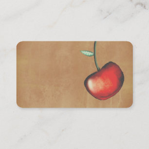 Apple Cherry Zakelijke Kaart Visitekaartje