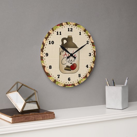 Apple Cider Country horloge de cuisine (Bureau)