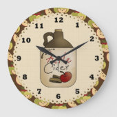 Apple Cider Country horloge de cuisine (Recto)