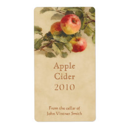 Apple cider flessetiket etiket