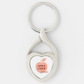 Apple Cider Metalen Sleutelhanger