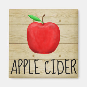 Apple Cider Red Apple Magneet