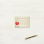 Apple Cider Red Apple Post-it® Notes (Op bureau)