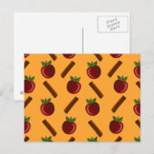 Apple Cinnamon Pattern Briefkaart (Voorkant / Achterkant)