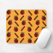 Apple Cinnamon Pattern Muismat (Met muis)