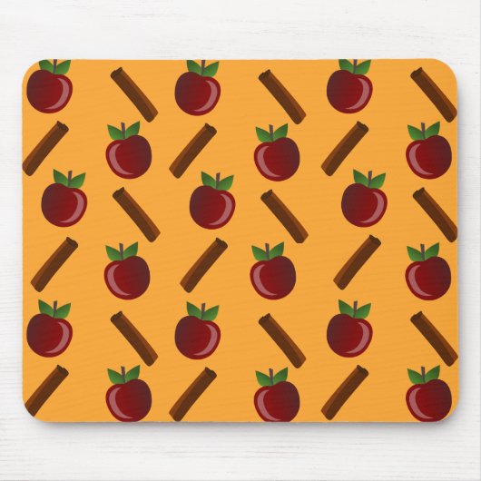 Apple Cinnamon Pattern Muismat (Voorkant)