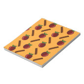 Apple Cinnamon Pattern Notitieblok (Gedraaid)