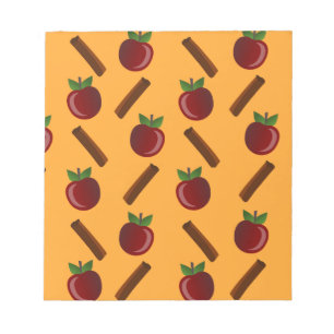 Apple Cinnamon Pattern Notitieblok