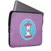 Apple core laptop sleeve (Voorkant Rechts)