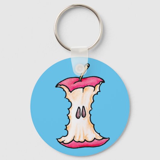 Apple core sleutelhanger (Voorkant)