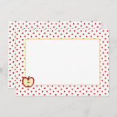 Apple cores Personal Stationery Notitiekaartje (Voorkant / Achterkant)