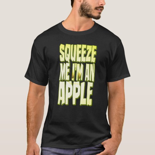 Apple Costume Halloween Fresh Fruit Slice Squeeze T-shirt (Voorkant)