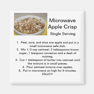 Apple Crisp Recipe Magneet