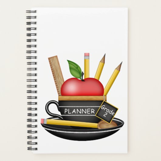 Apple Cup Custom Planner voor leerkrachten (Voorkant)