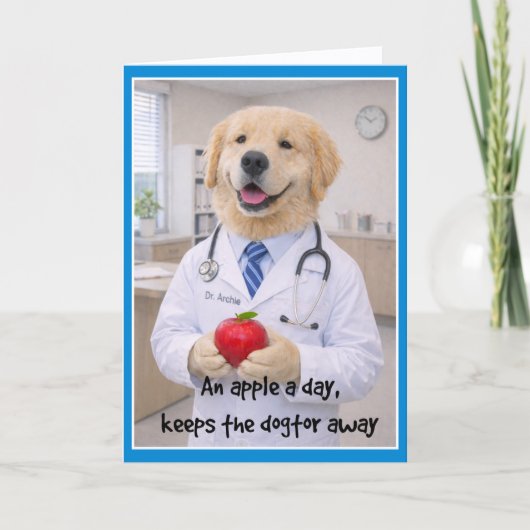 Apple + Cute Get Well Card AB-2 Kaart (Voorkant)