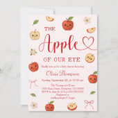 Apple de mon Baby shower oculaire Invitation (Devant)