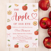 Apple de mon Baby shower oculaire Invitation