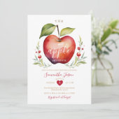 Apple de mon Invitation Baby shower oeil (Debout devant)