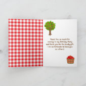 Apple die donkere huidsmeisjes koopt bedankkaart (Binnen)