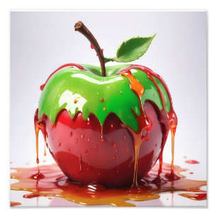 Apple digitale kunst foto afdruk