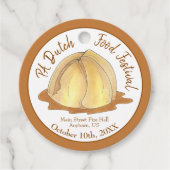 Apple Dumplings Amish Pennsylvania PA Nederlands e Bedankjes Labels (Voorkant)