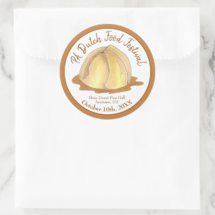 Apple Dumplings Amish Pennsylvania PA Nederlands e Ronde Sticker