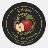 Apple Ember – Ambachtelijke Jam Label (Voorkant)