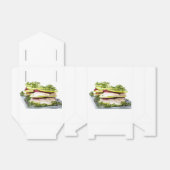 Apple en forel-appetizer bedankdoosjes (Uitgevouwen)