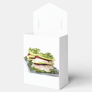 Apple en forel-appetizer bedankdoosjes
