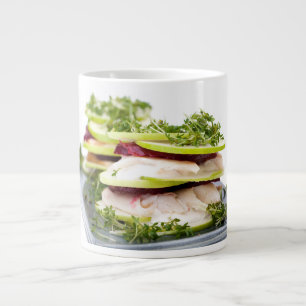 Apple en forel-appetizer extra grote beker