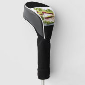 Apple en forel-appetizer golfheadcover (Schuin)