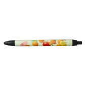 Apple en mandarijnen - Exotic Fruit Panorama Zwarte Inkt Pen (Voorkant)