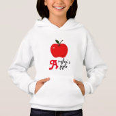 Apple et votre nom initial "A" (Devant)