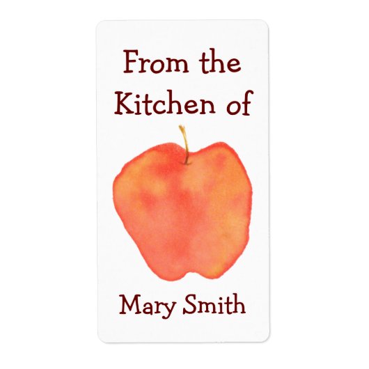 Apple Etiket (Voorkant)