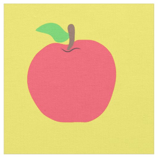 Apple Fabric Stof (Close Up)