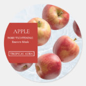 Apple Facial Mask Label (Voorkant)
