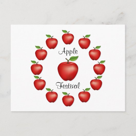 Apple Festival Briefkaart (Voorkant)