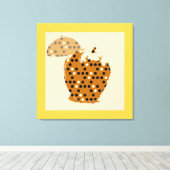  Apple Fine Art Canvas Afdruk (Insitu (Houten vloer))