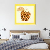  Apple Fine Art Canvas Afdruk (Insitu (Slaapkamer))