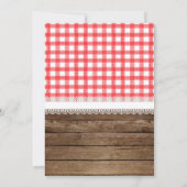 Apple First Birthday Invitation - Bushel of Fun G Kaart (Achterkant)