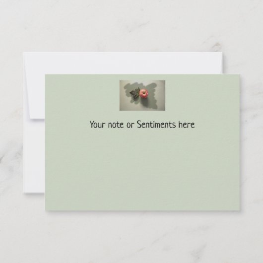 Apple for Appreciation Dank je platte kaart (Achterkant)