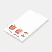 Apple for School Teacher Apples Gift Post-it® Notes (Schuin)
