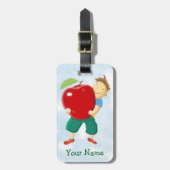 Apple for Teacher Bagagelabel (Voorkant verticaal)