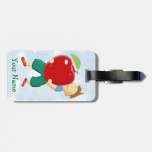 Apple for Teacher Bagagelabel